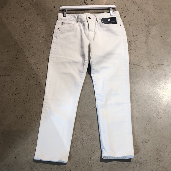 AG Adriano Goldschmied Ex-Boyfriend Slim 1 Year Tonal White Slouchy Jeans - Picture 2 of 10